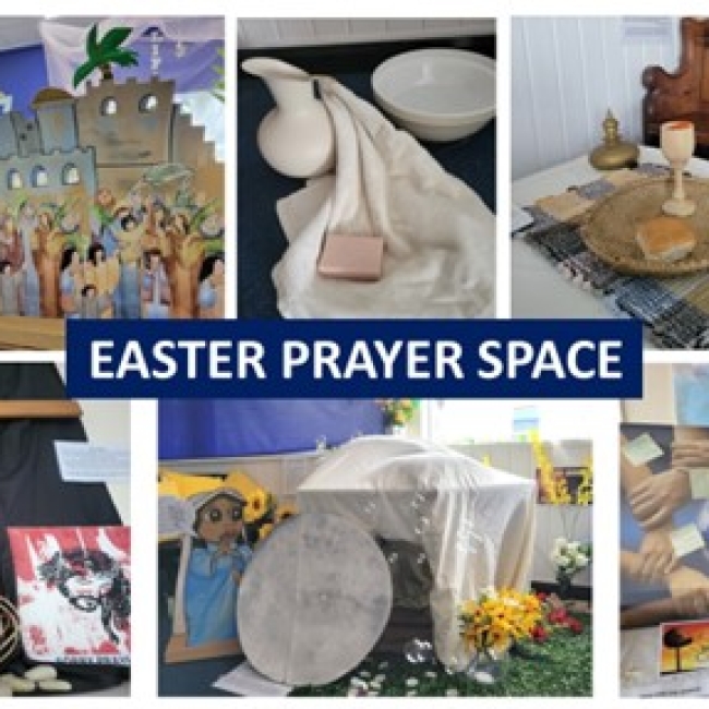 Easter Prayer Space and Easter Service